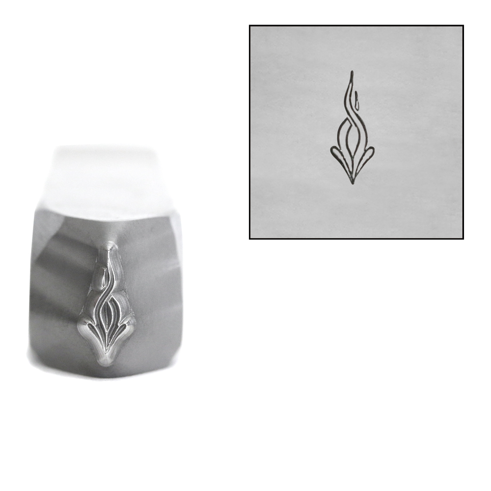 Metal Stamping Tools Braided Flame Metal Design Stamp, 6.5mm, by Stamp Yours